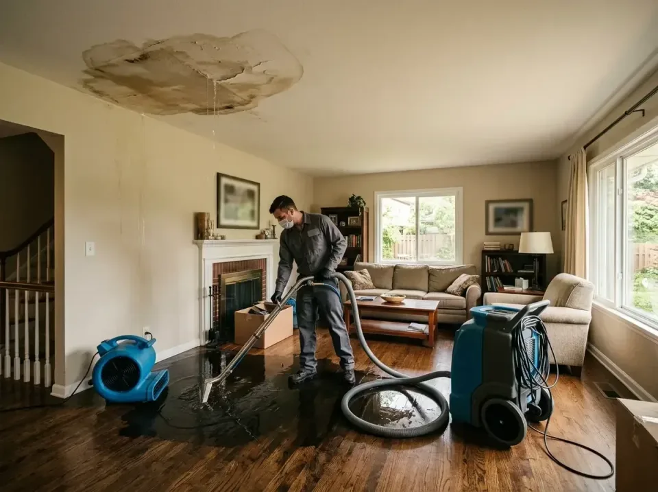 attic-pipe-burst-ceiling-drip-008 — frequently asked questions, Water Damage Restoration & Carpet Care in Somerset, PA
